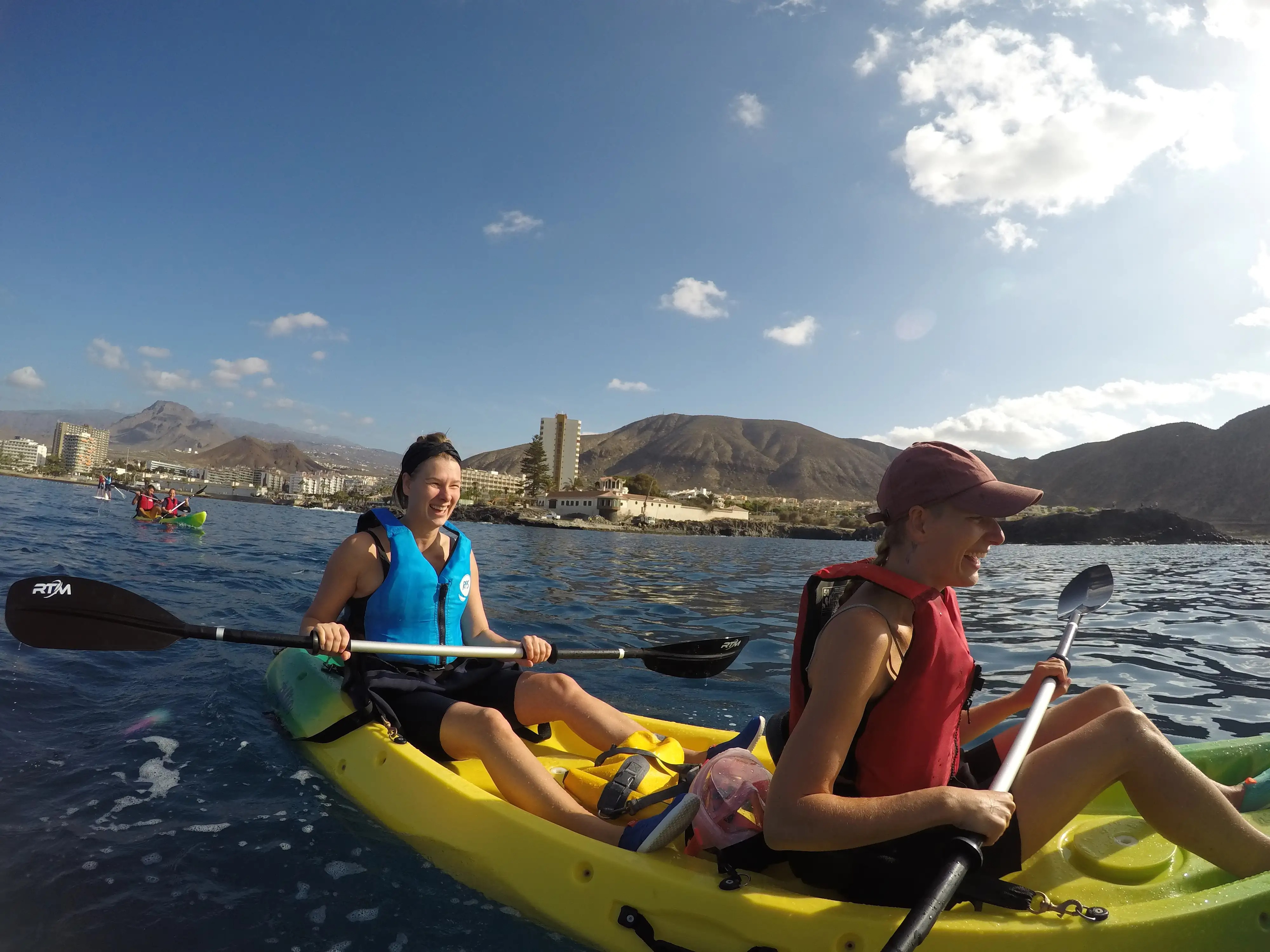 Dolphin & Turtle Watching Kayak Tour in Los Cristianos with Photos from Shaka Surf Tenerife.