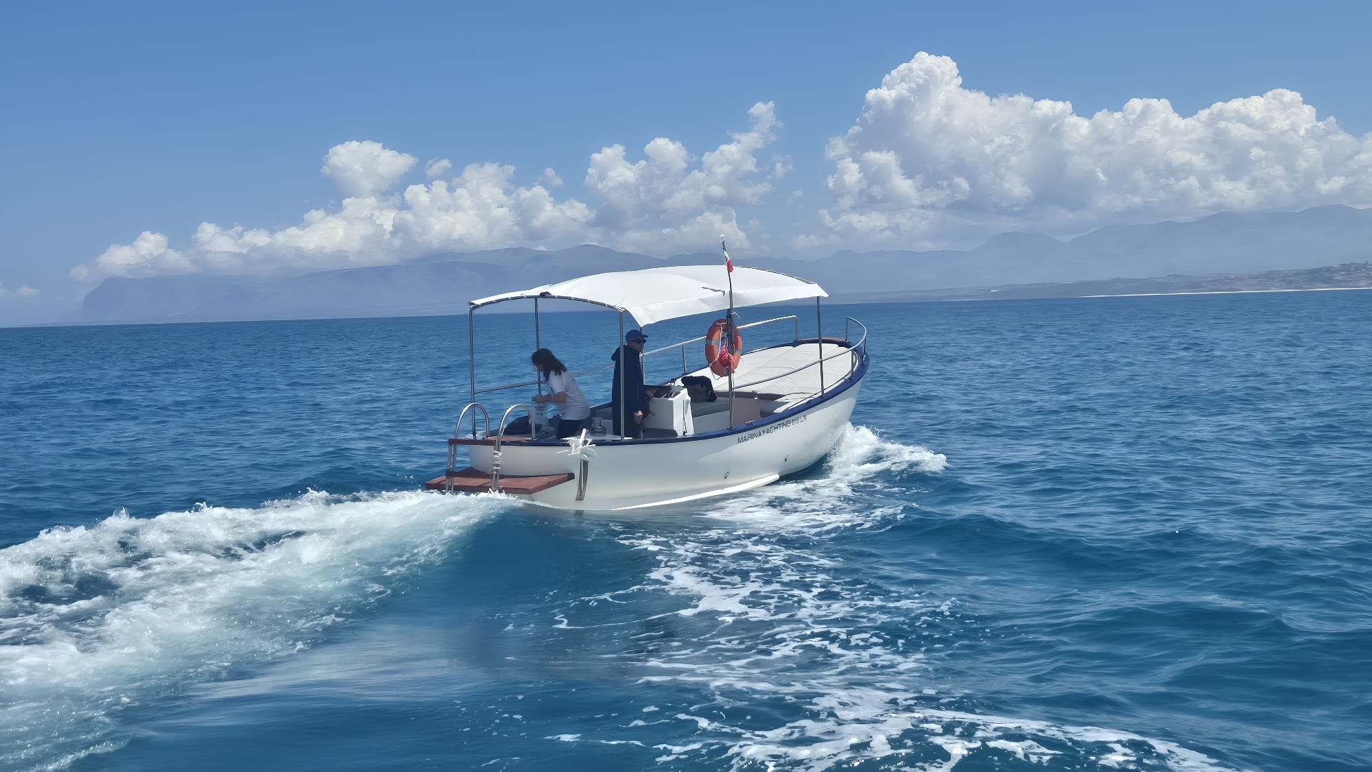 Boat Trip from Castellammare del Golfo to Zingaro Nature Reserve with Snorkeling from Marina Yachting Castellammare del Golfo.