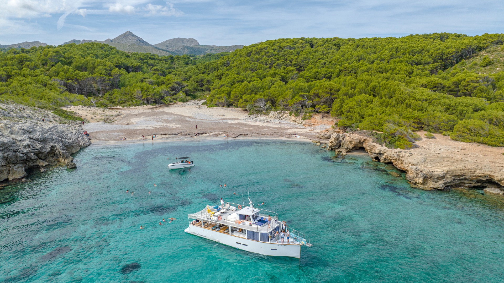 Full Day Boat Trip to Levante Natural Reserve with Lunch, Drinks & Swimming from Simply Tours Mallorca.