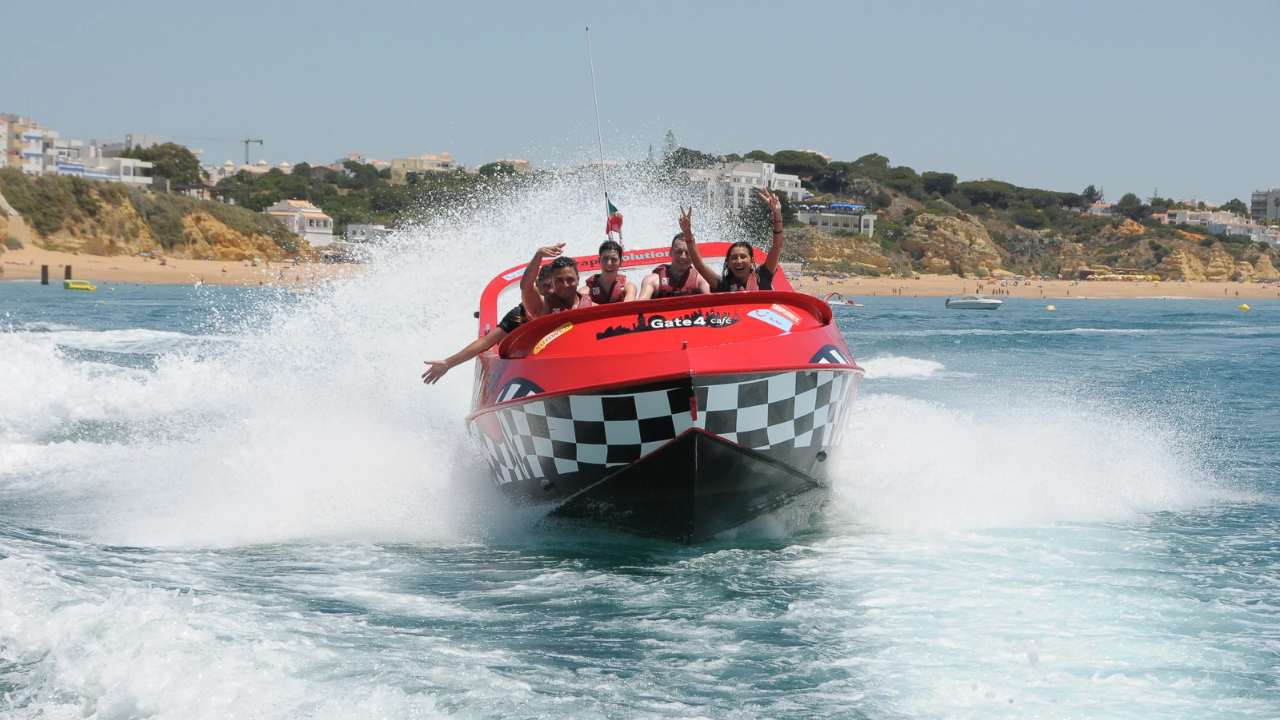 Jet Boat Ride in Albufeira - 1 hour.