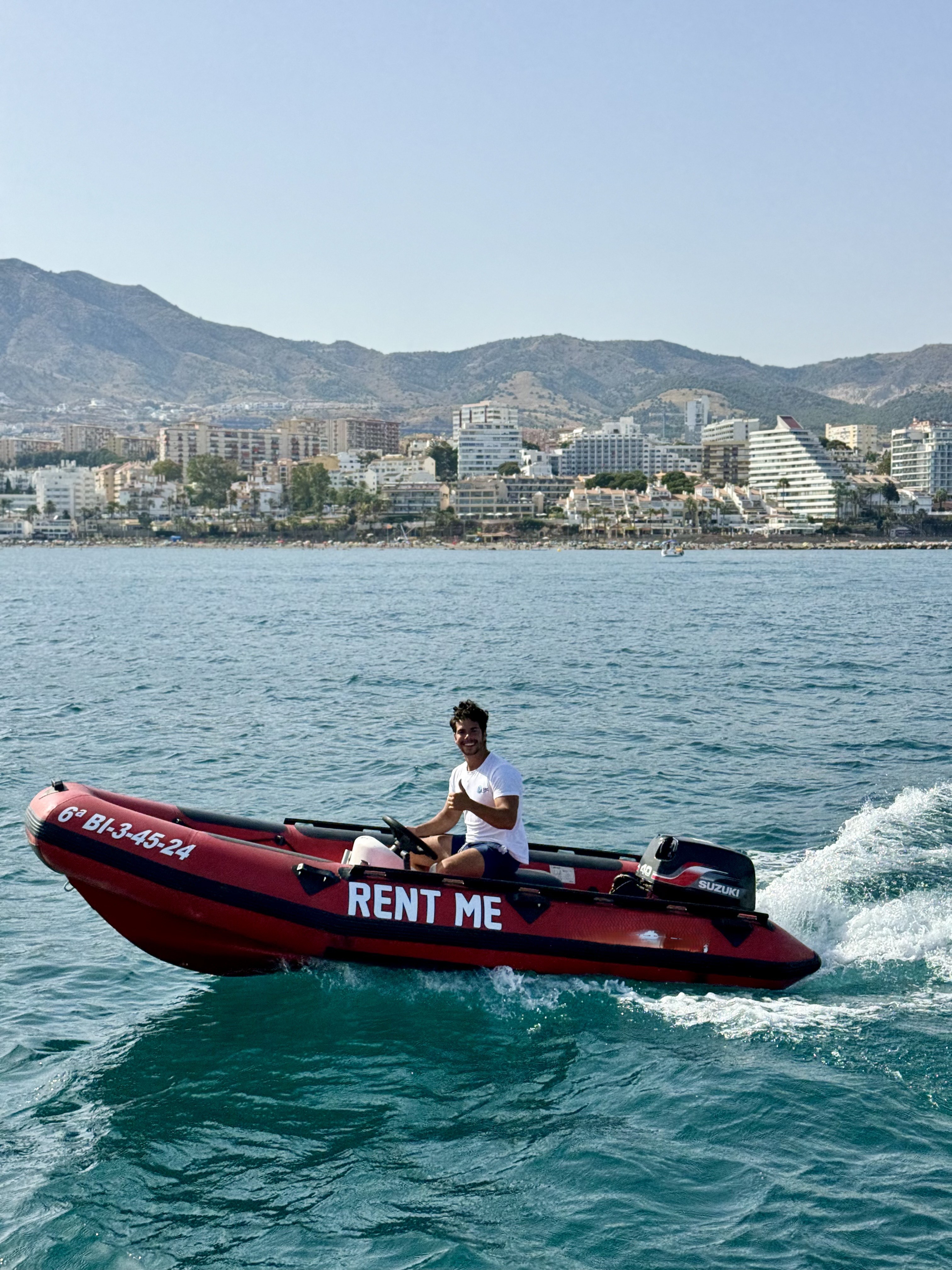 RIB Boat Rental (up to 4 people) in Benalmádena with Licence from Emotions by Lu Benalmádena.