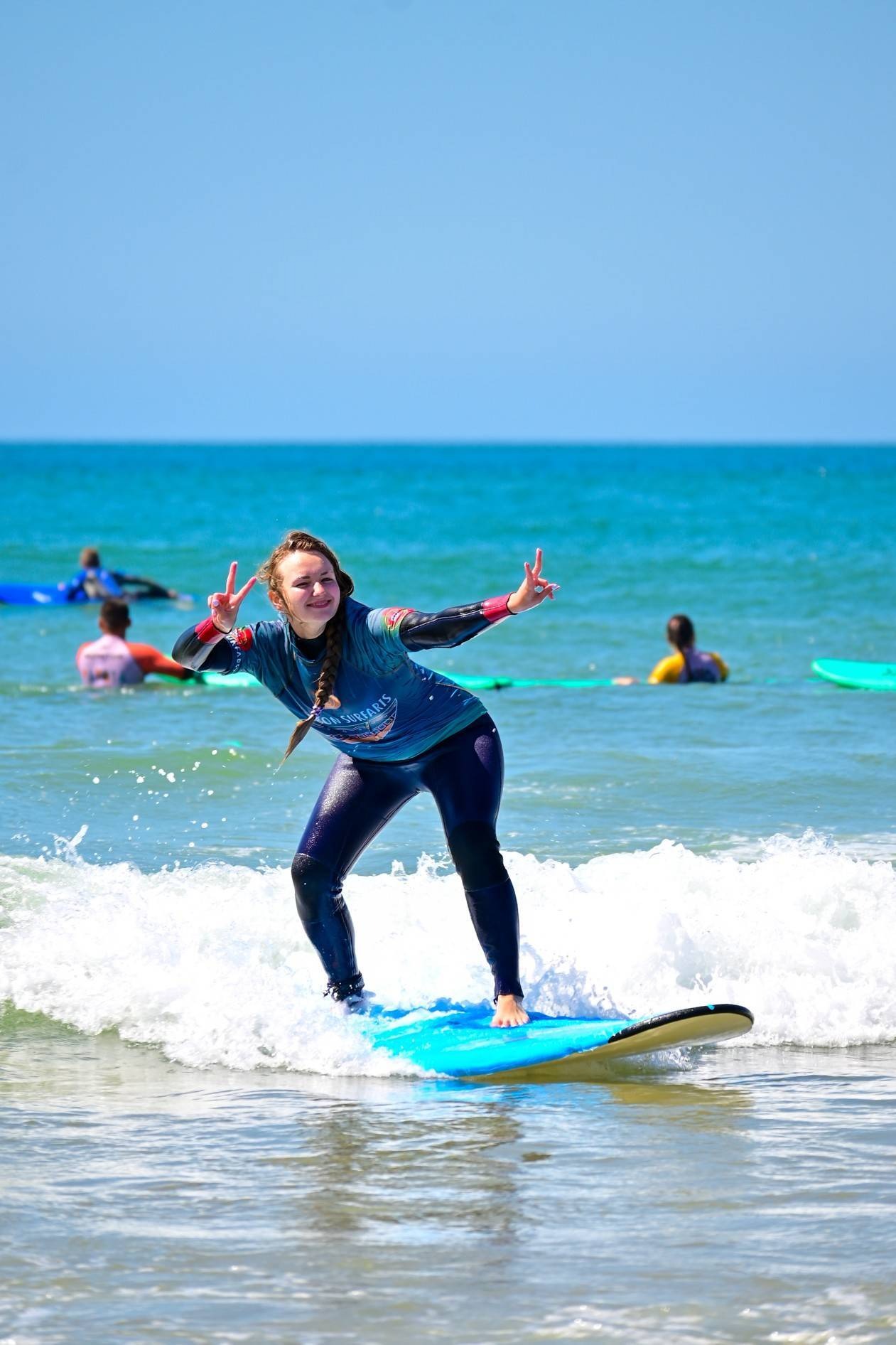 5 jours - Cours de surf sur la plage de Carcavelos près de Lisbonne avec Lisbon Surfaris.