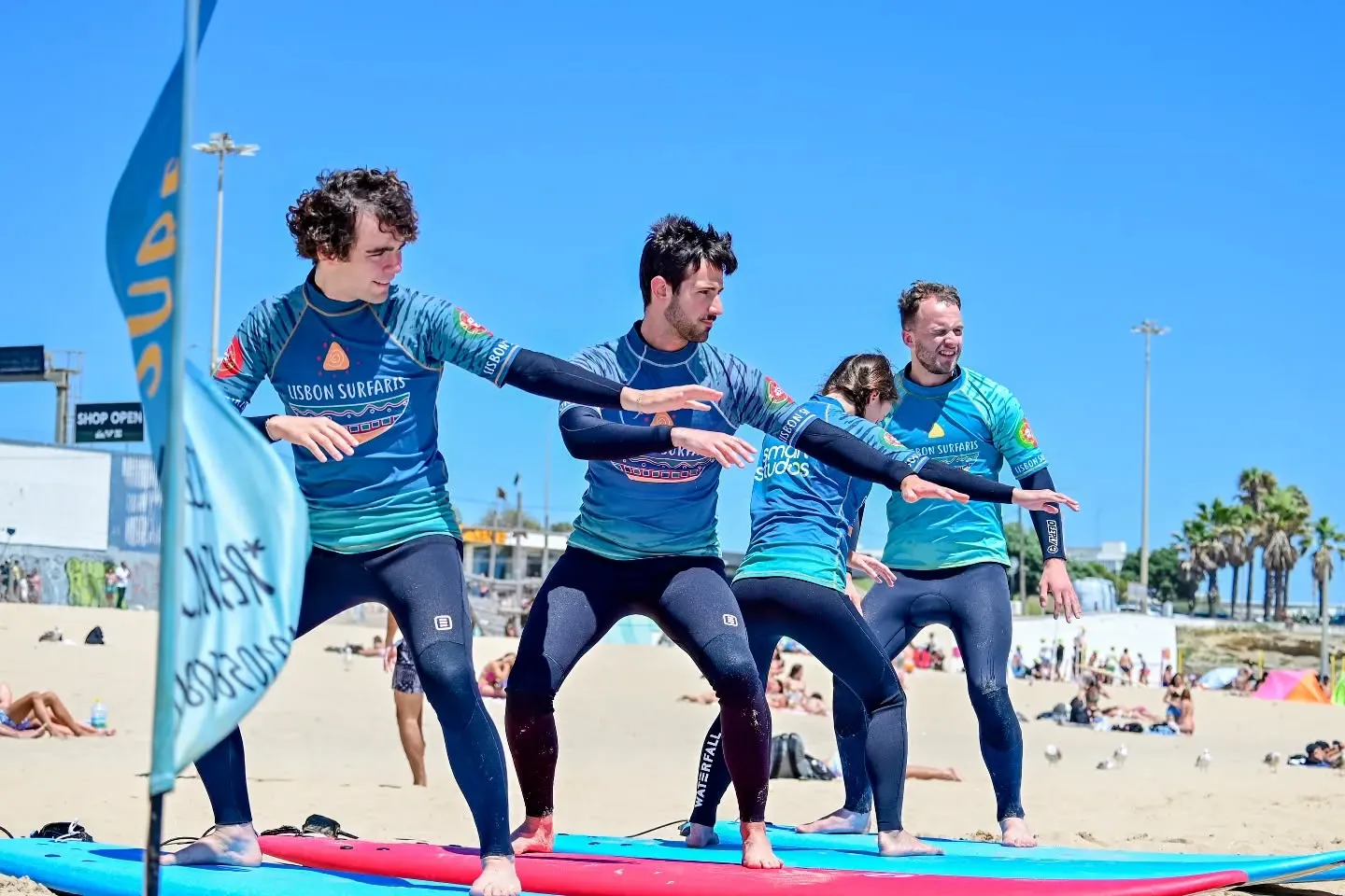 5 Cours privés de surf sur la plage de Carcavelos près de Lisbonne.