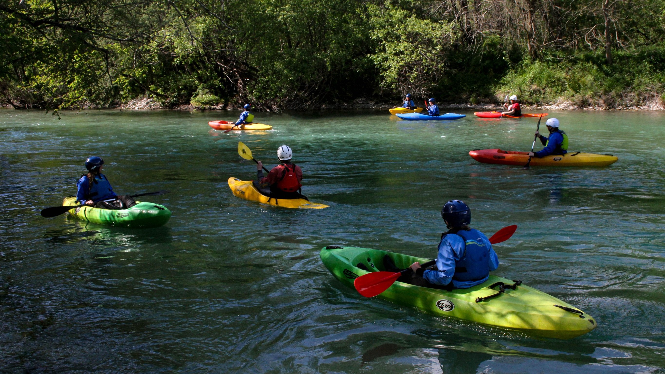 Kajaktour am Sava Fluss.