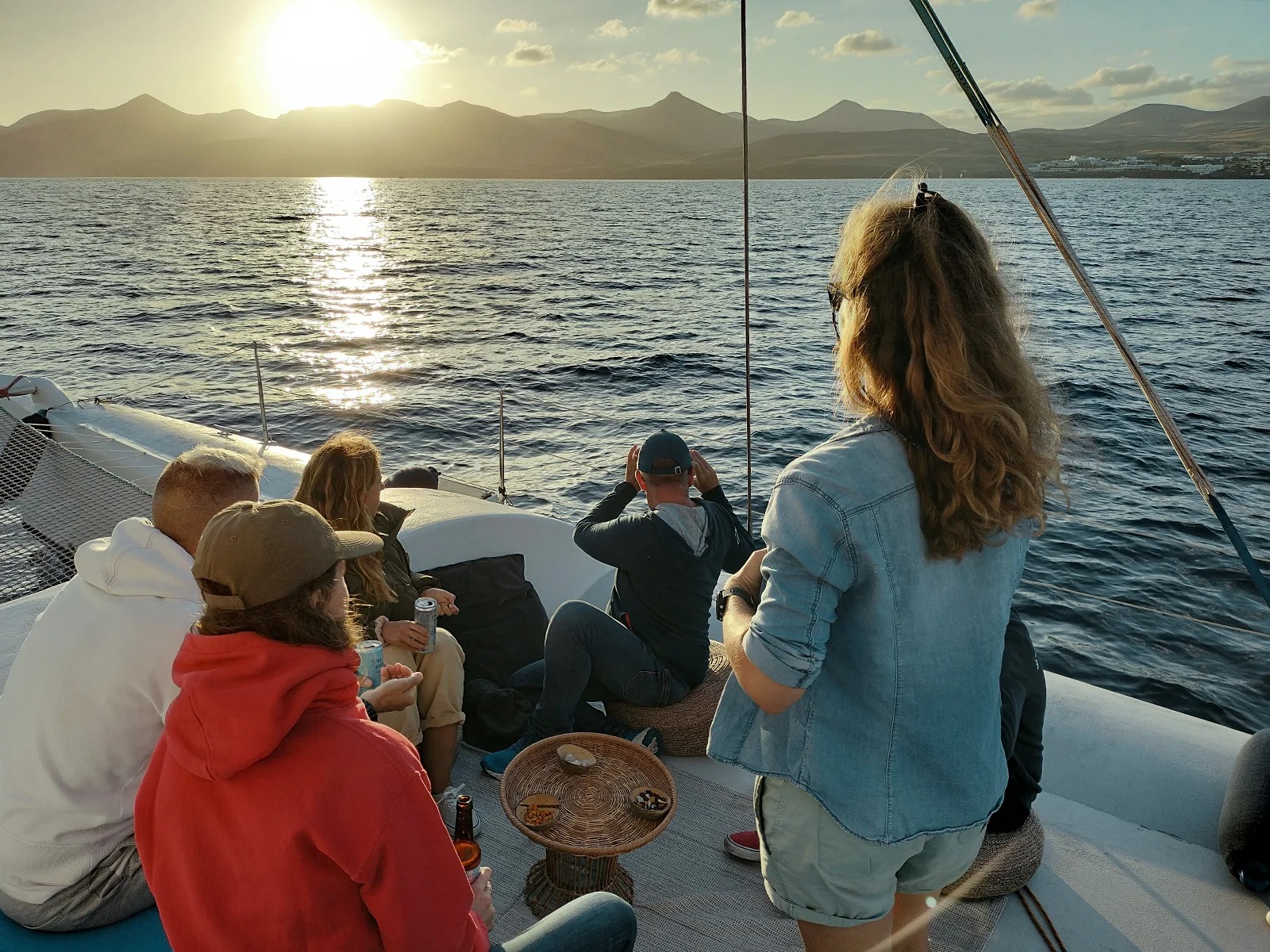 Sunset Whale & Dolphin Watching Boat Trip from Puerto Calero.