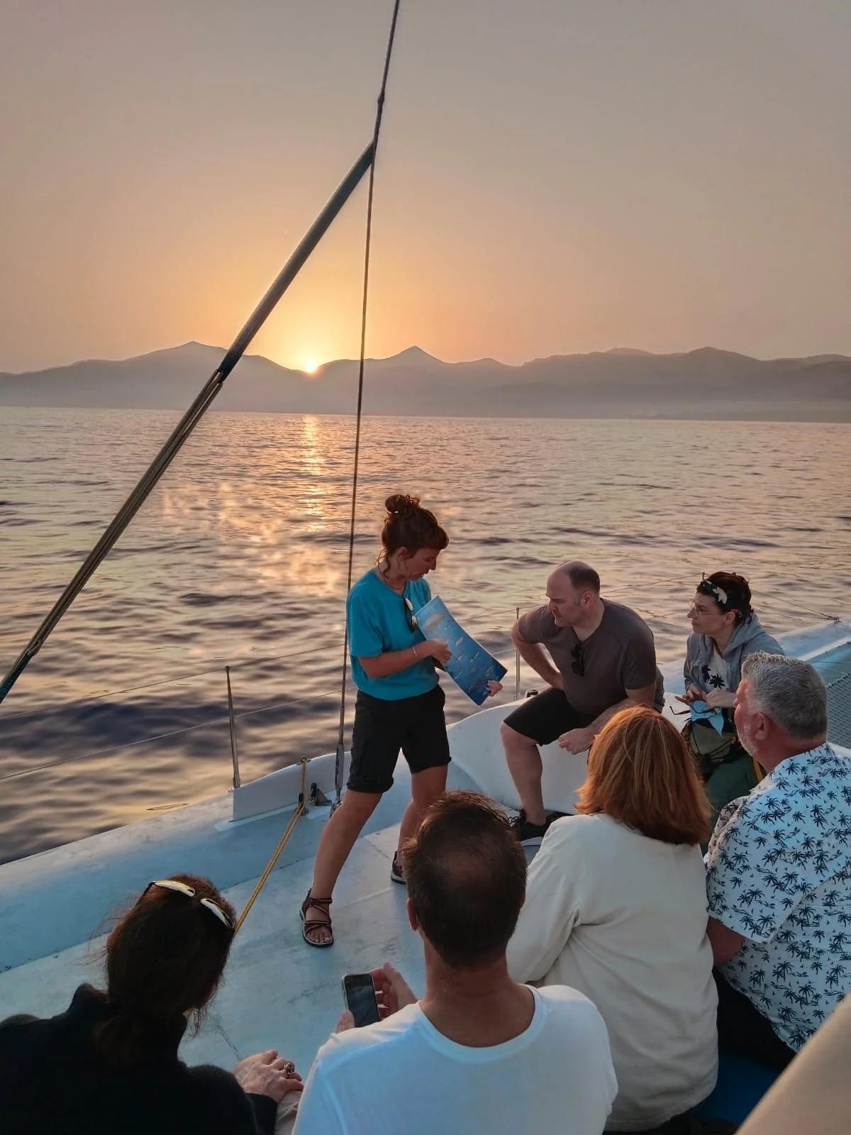 Sunset Whale & Dolphin Watching Boat Trip from Puerto Calero from WeWhale Lanzarote.