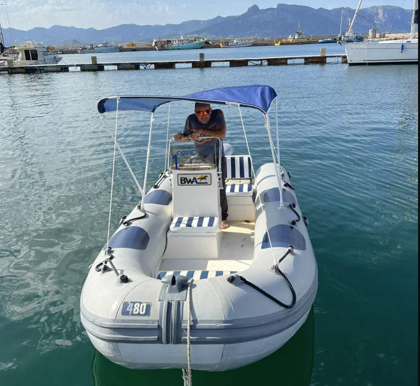 RIB Boats Rental in Arbatax (Up to 2 People) without Licence from Nord Est Noleggio Arbatax.