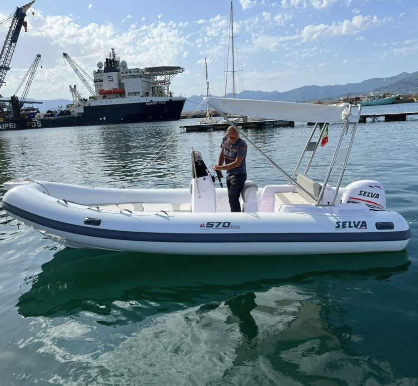 RIB Boats Rental in Arbatax (Up to 8 People) without Licence.