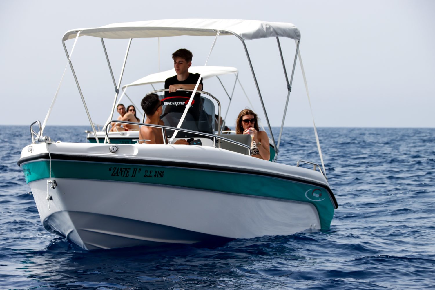 Boat Rental in Keri (up to 8 people) without Licence.