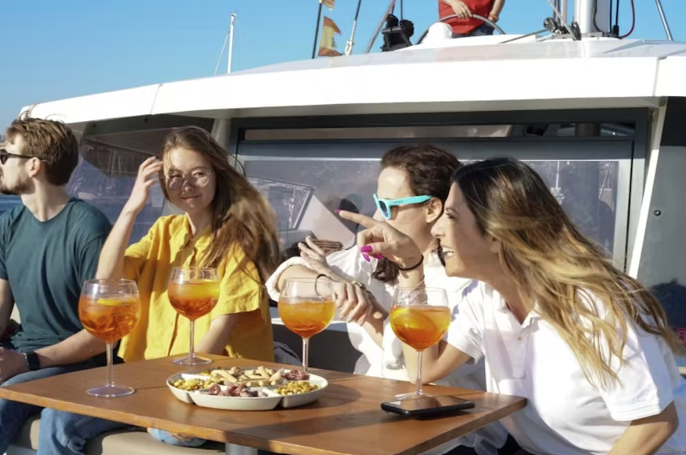 Private Sailing Catamaran Trip in Barcelona with Drinks.