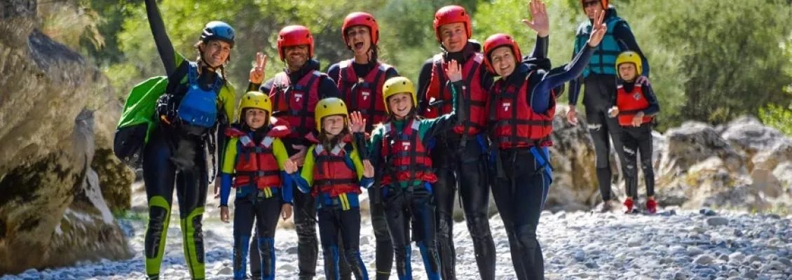 Randonnée aquatique "Tusset" dans les gorges du Verdon (dès 7 ans).