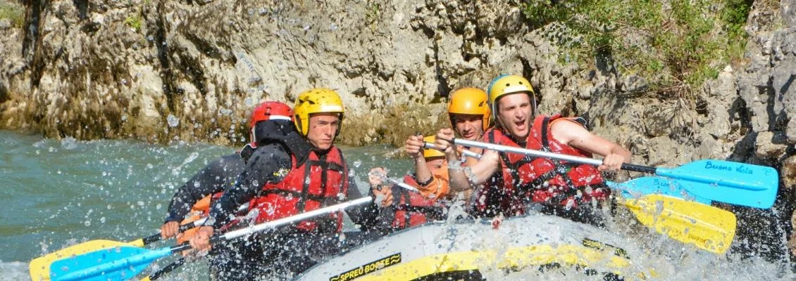 Rafting-Tour in Castellane - Gorges du Verdon mit Buena Vista Rafting Verdon.