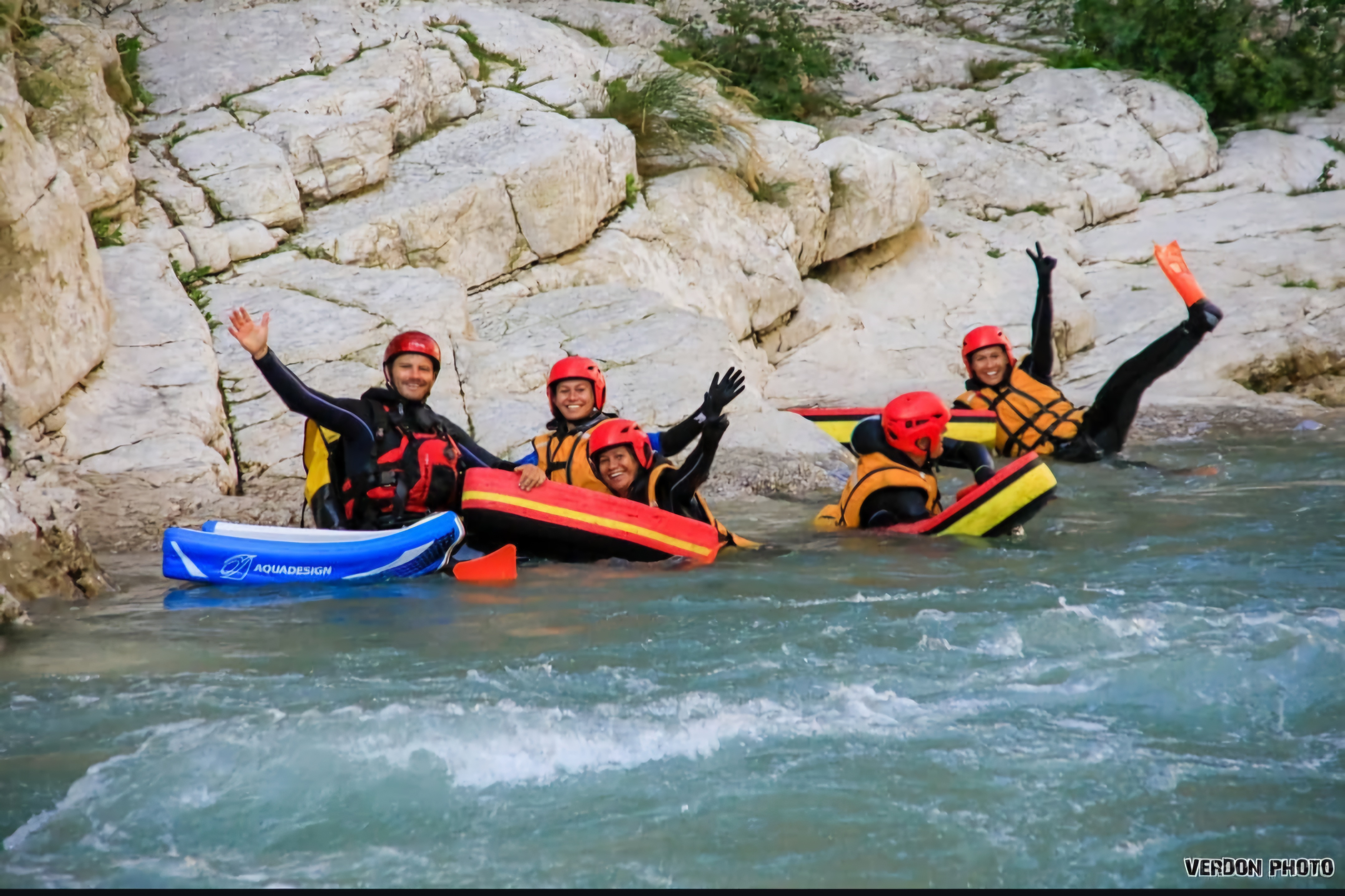 Hydrospeed auf dem Verdon (ab 14 J.).