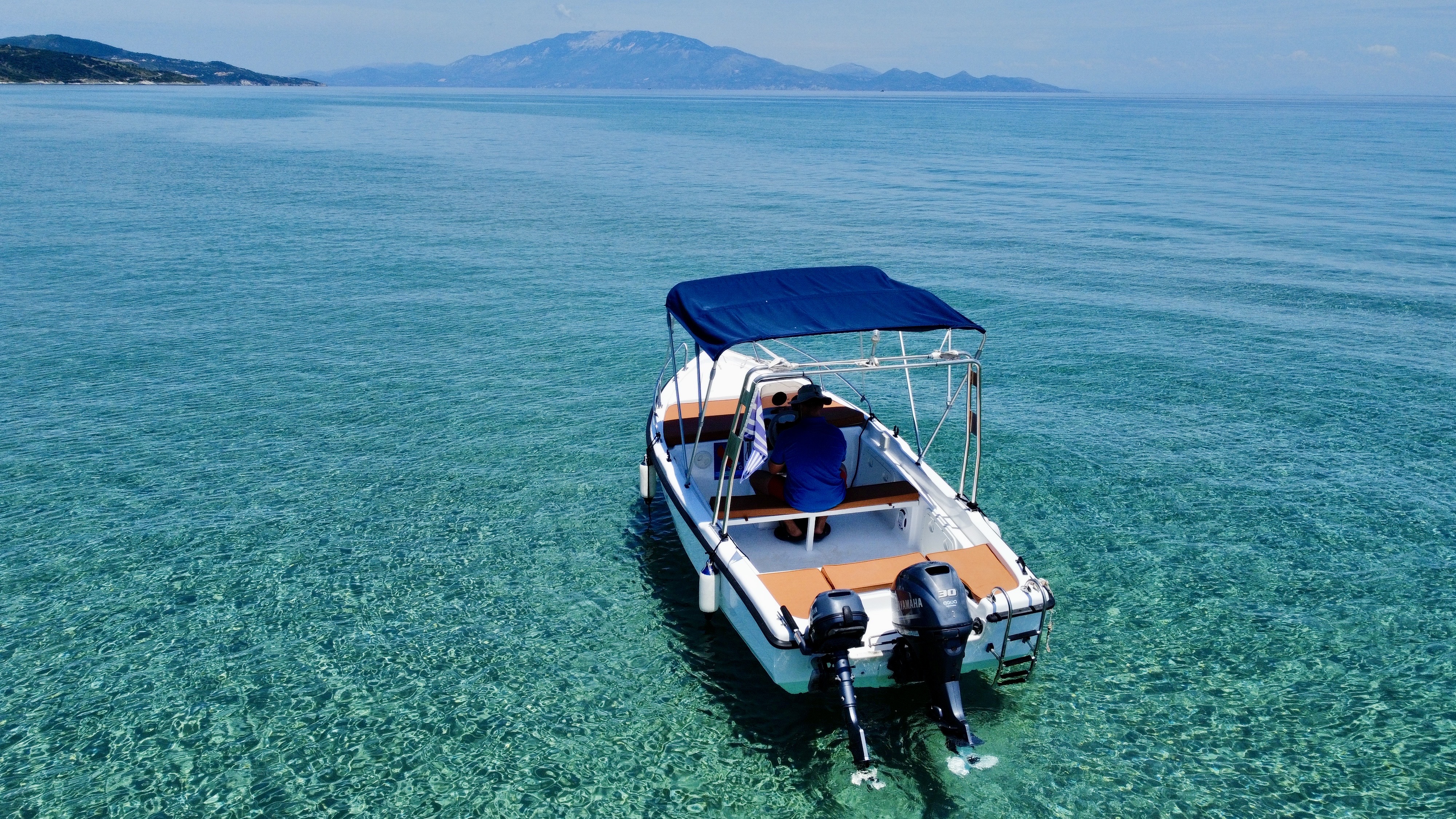Boat Rental to Shipwreck & the Blue Caves (up to 4 people) without Licence.