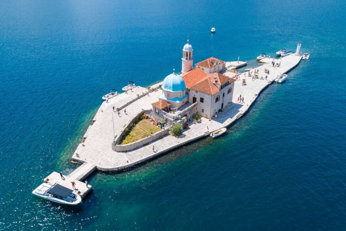 Bootstour von Kotor nach Perast & zur Kirche Unserer Lieben Frau vom Felsen.