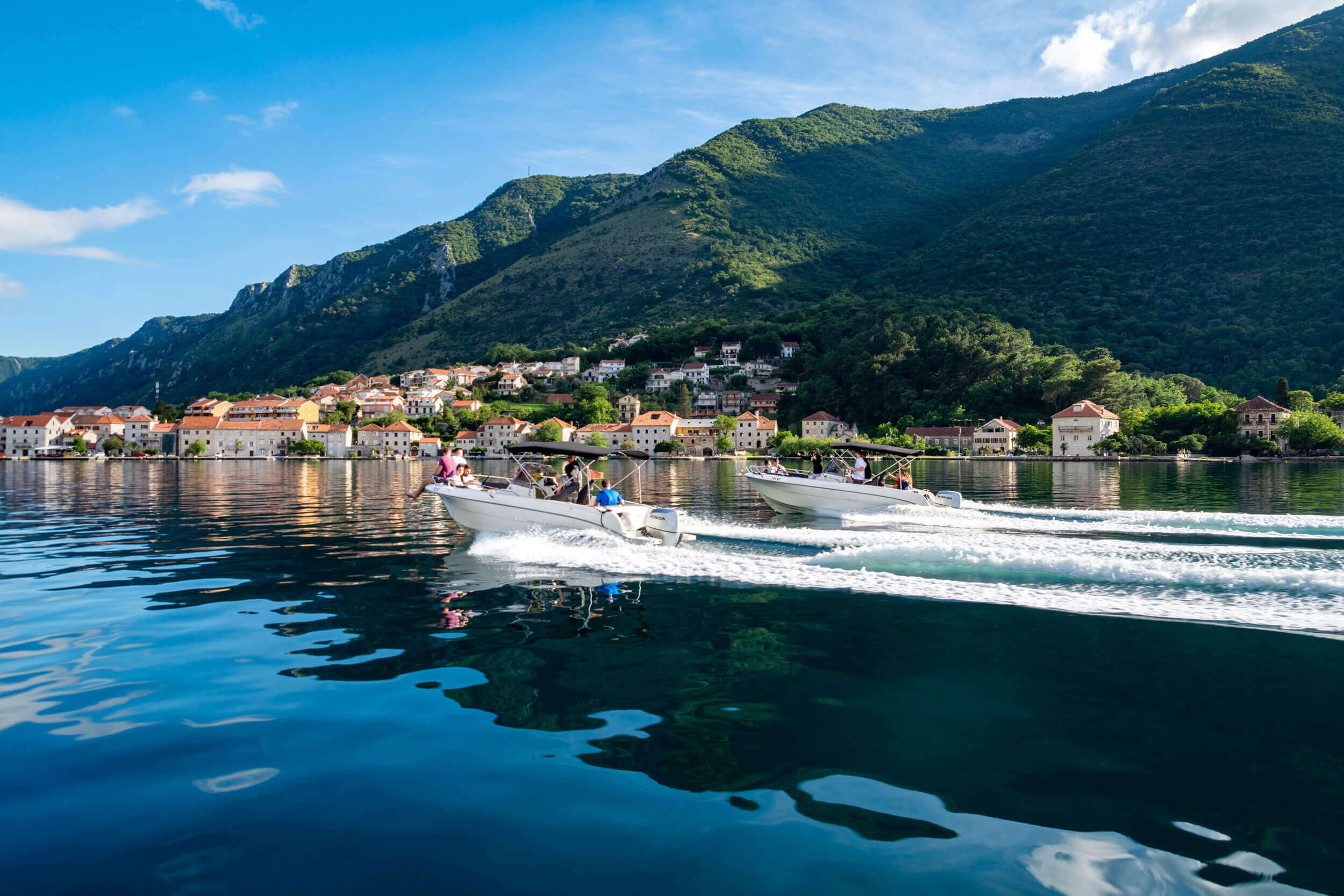 Private Bootstour in der Bucht von Kotor.