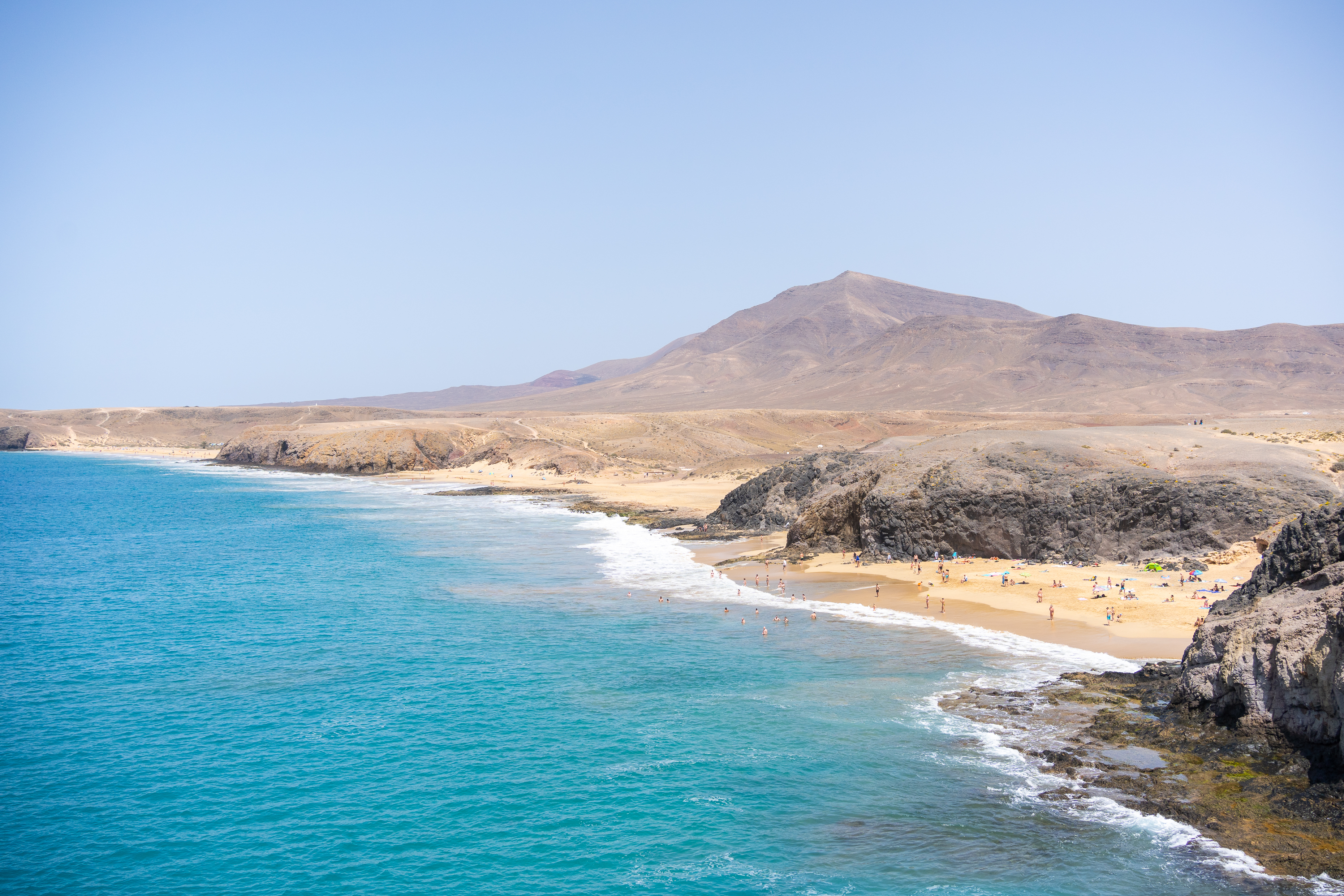 Catamaran Trip to Papagayo Beach in Lanzarote with Lunch, Open Bar & Pick-up.