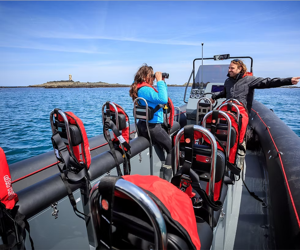 Bootstour von Roscoff - Insel Batz mit Wildtierbeobachtung & Sightseeing mit Les Vagabonds de la Baie Roscoff.