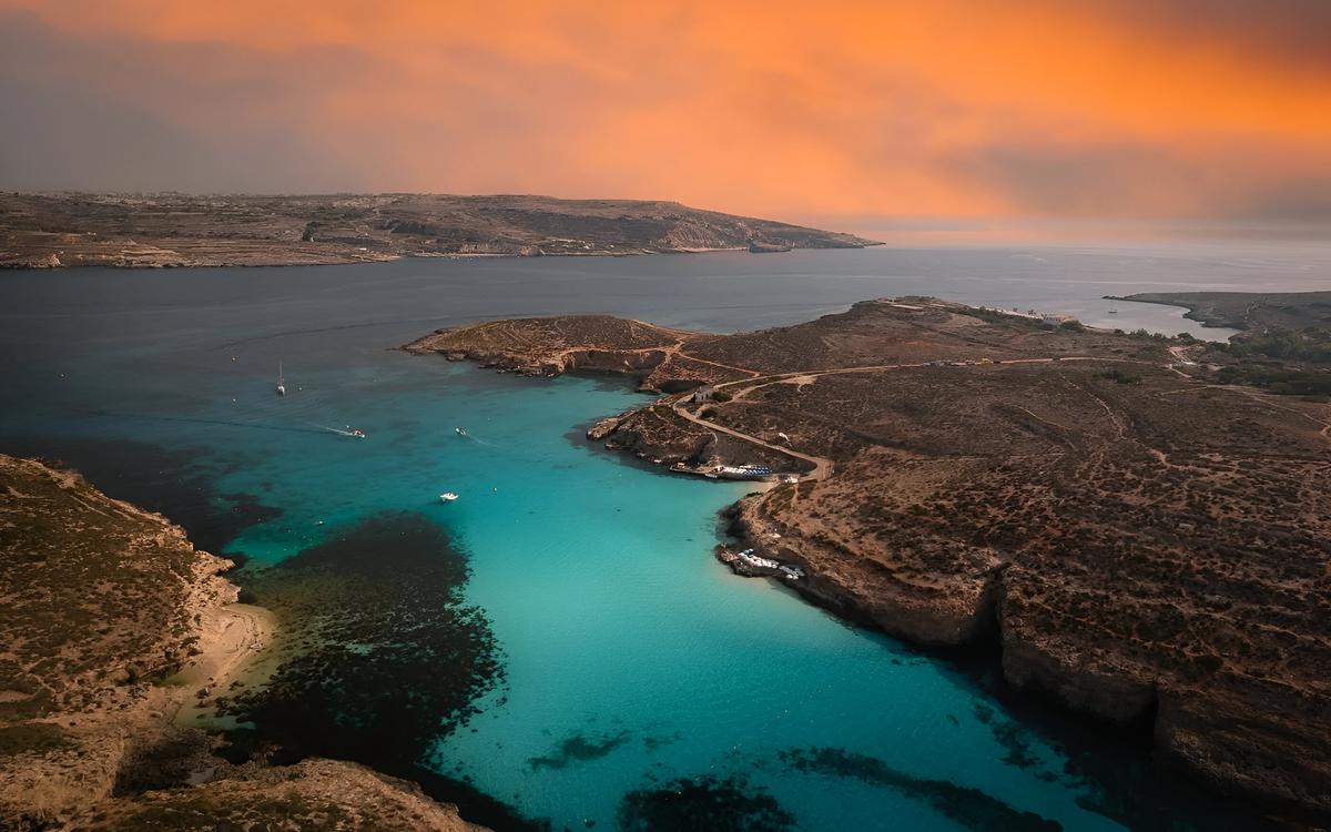 Evening Catamaran Trip to the Blue Lagoon on Comino Island from Robert Arrigo & Sons Malta.