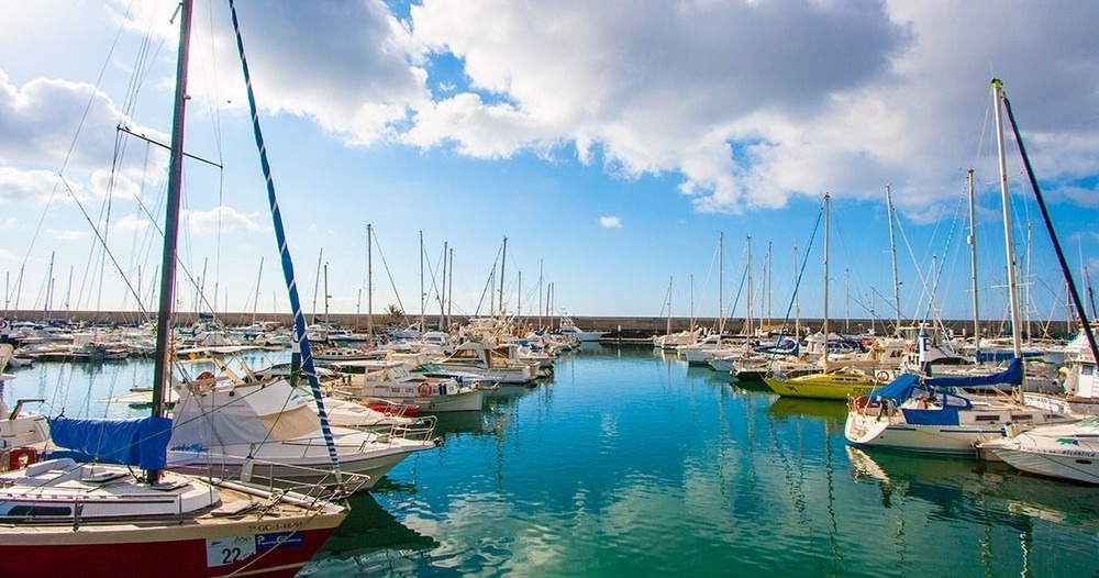 Round Trip Ferry from Puerto del Carmen to Puerto Calero in Lanzarote.