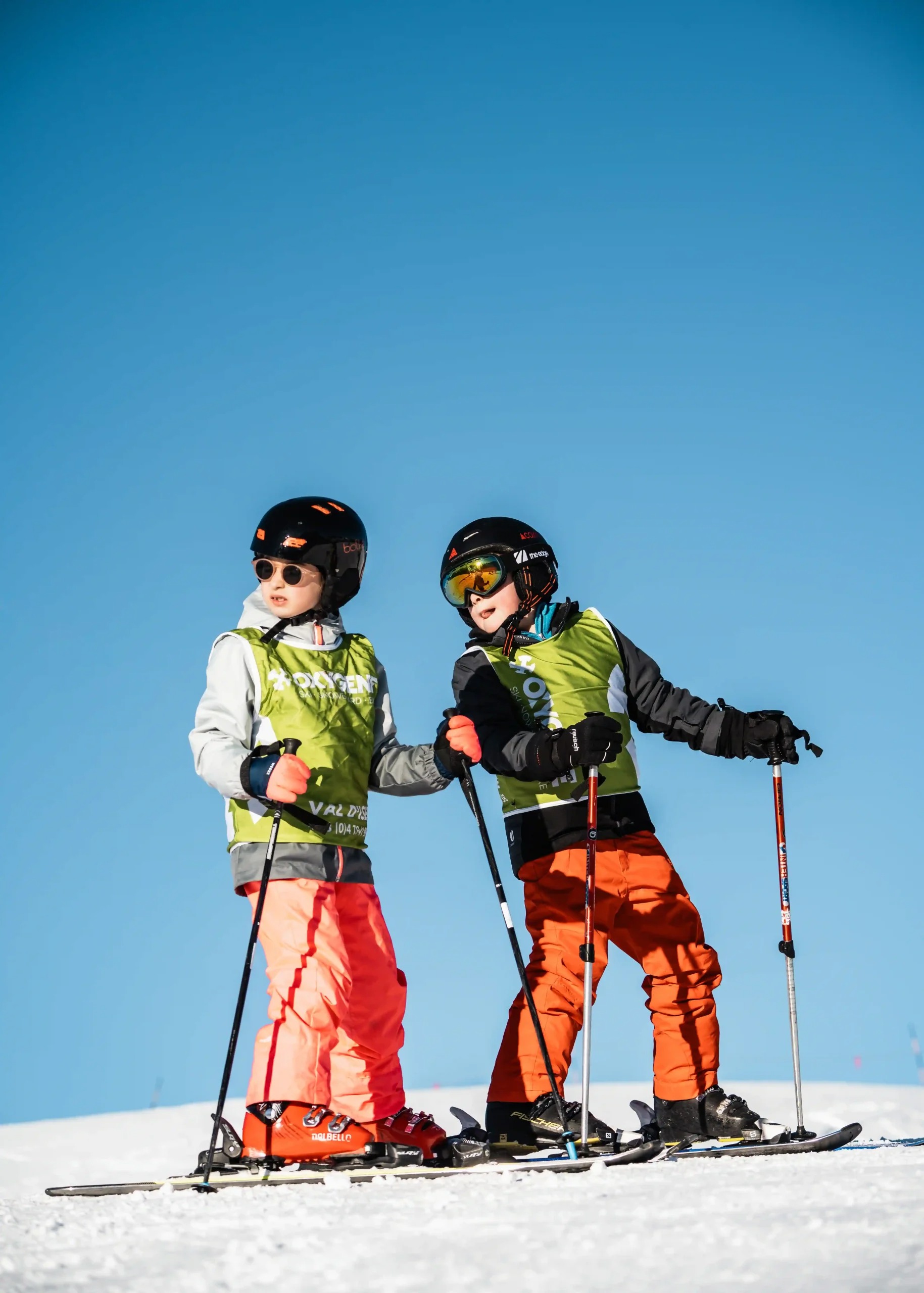 Cours de ski Enfants (5-12 ans) pour Tous niveaux avec École de ski Oxygène Belle Plagne.