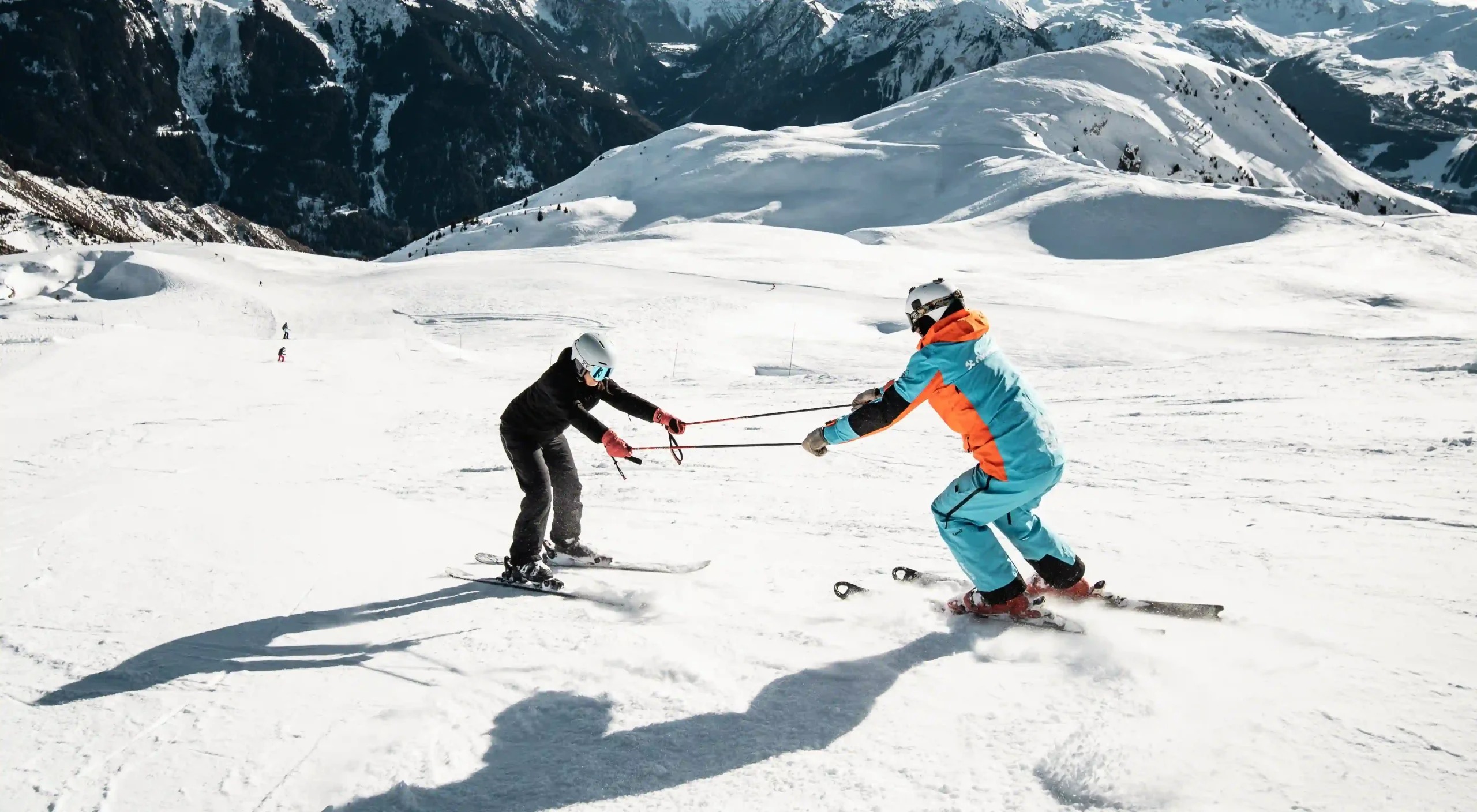 Cours de ski adultes pour Tous niveaux avec École de ski Oxygène Belle Plagne.