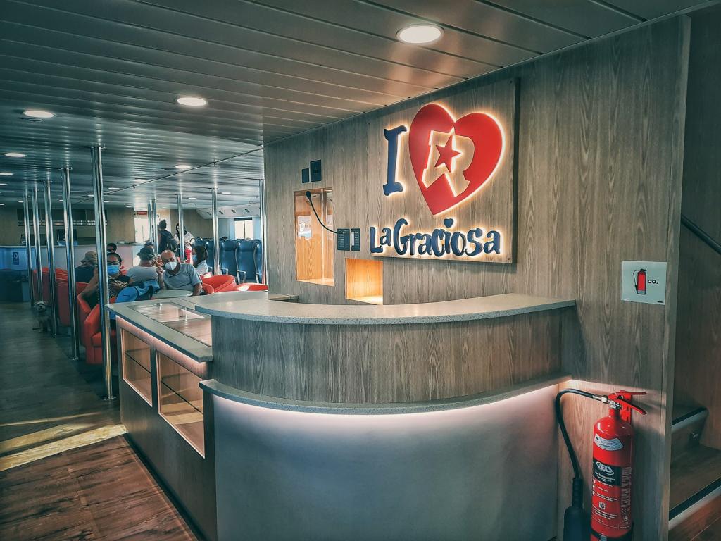 Round Trip Ferry from Lanzarote to La Graciosa from Lineas Romero.