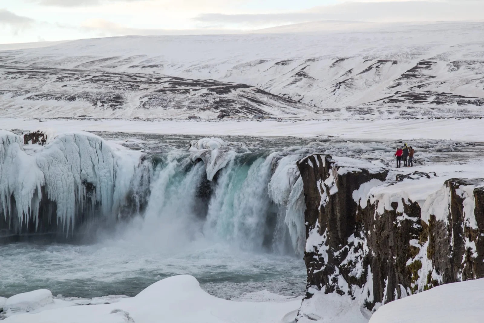 Guided Bus Tour to Goðafoss Waterfall from Akureyri with Pick-Up.