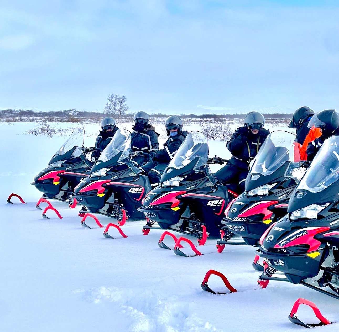 Day Tour from Akureyri to Lake Mývatn with Snowmobiling & Pick-Up.