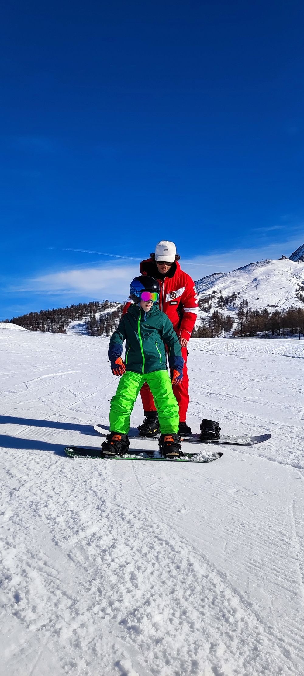 Snowboarding Lessons for Kids (from 5 y.) and Adults for All Levels from Scuola Nazionale Sci Sestriere.