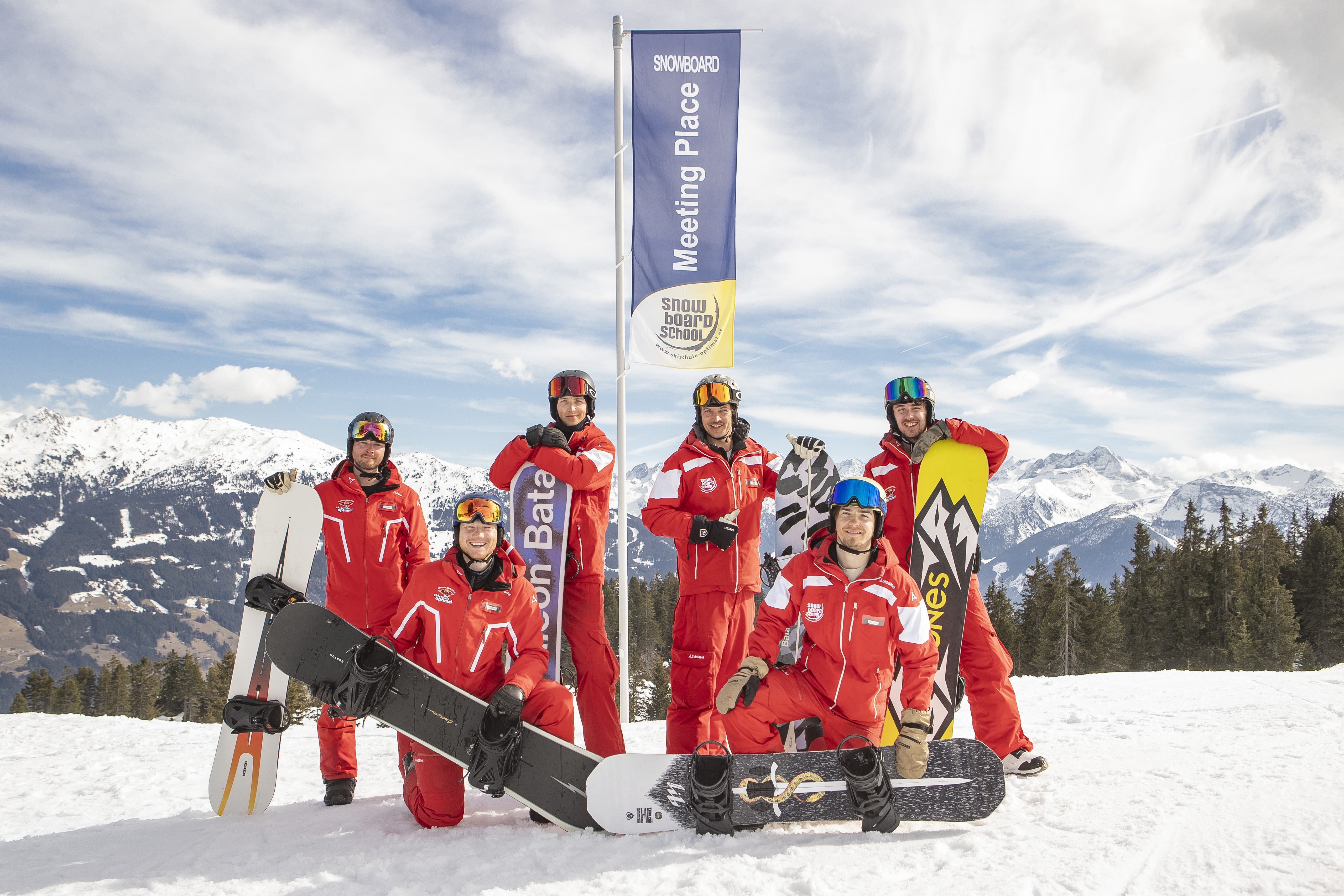 Snowboardkurs für Kinder (ab 8 J.) & Erwachsene für alle Levels.