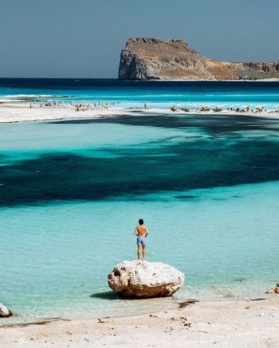 Private Bootstour - Balos Strand und Lagune mit Schwimmen & Sightseeing mit Cretan Daily Cruises.