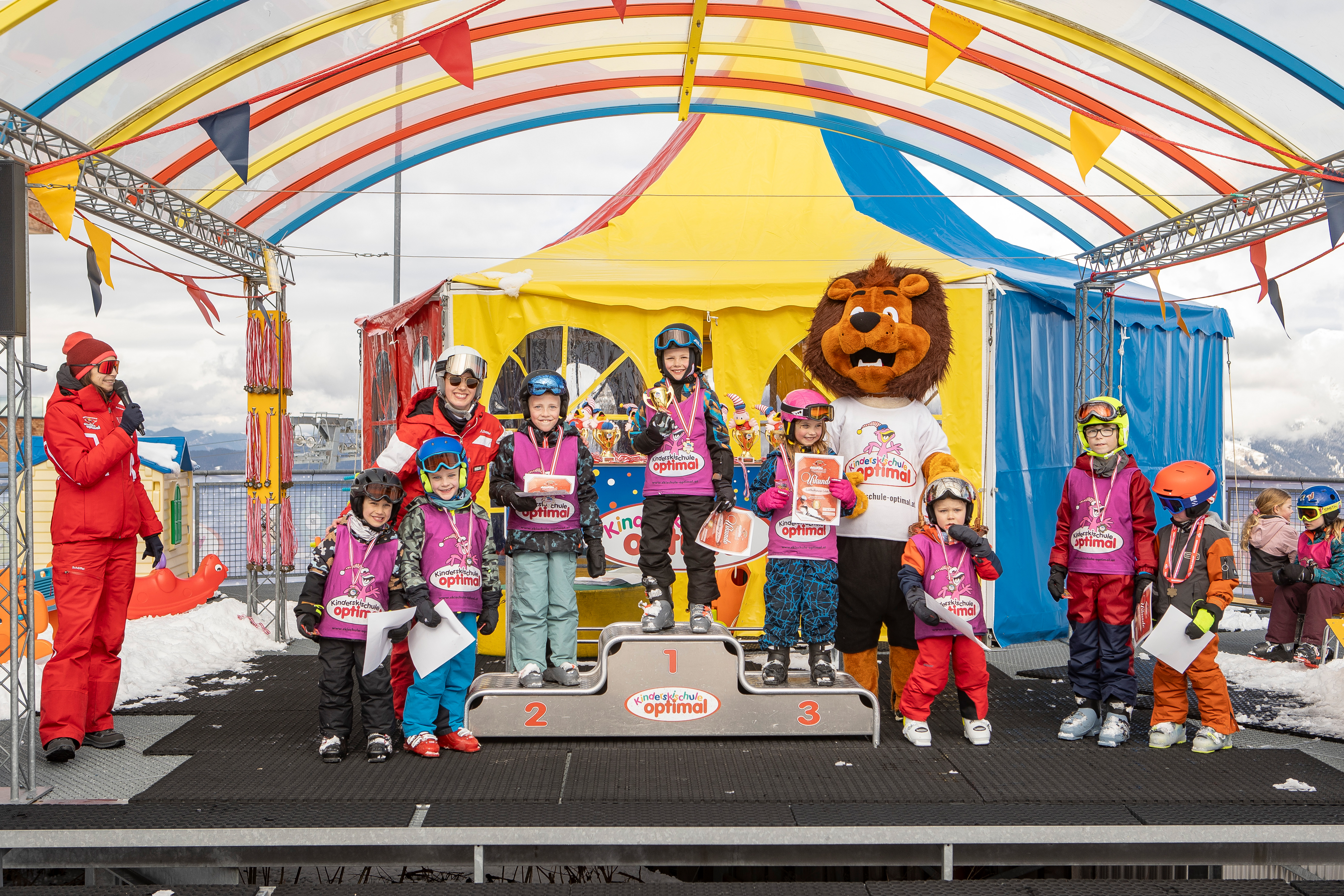 Kinder-Skikurs (4-12 J.) für Kinder mit Erfahrung mit Skischule Optimal - Kaltenbach.