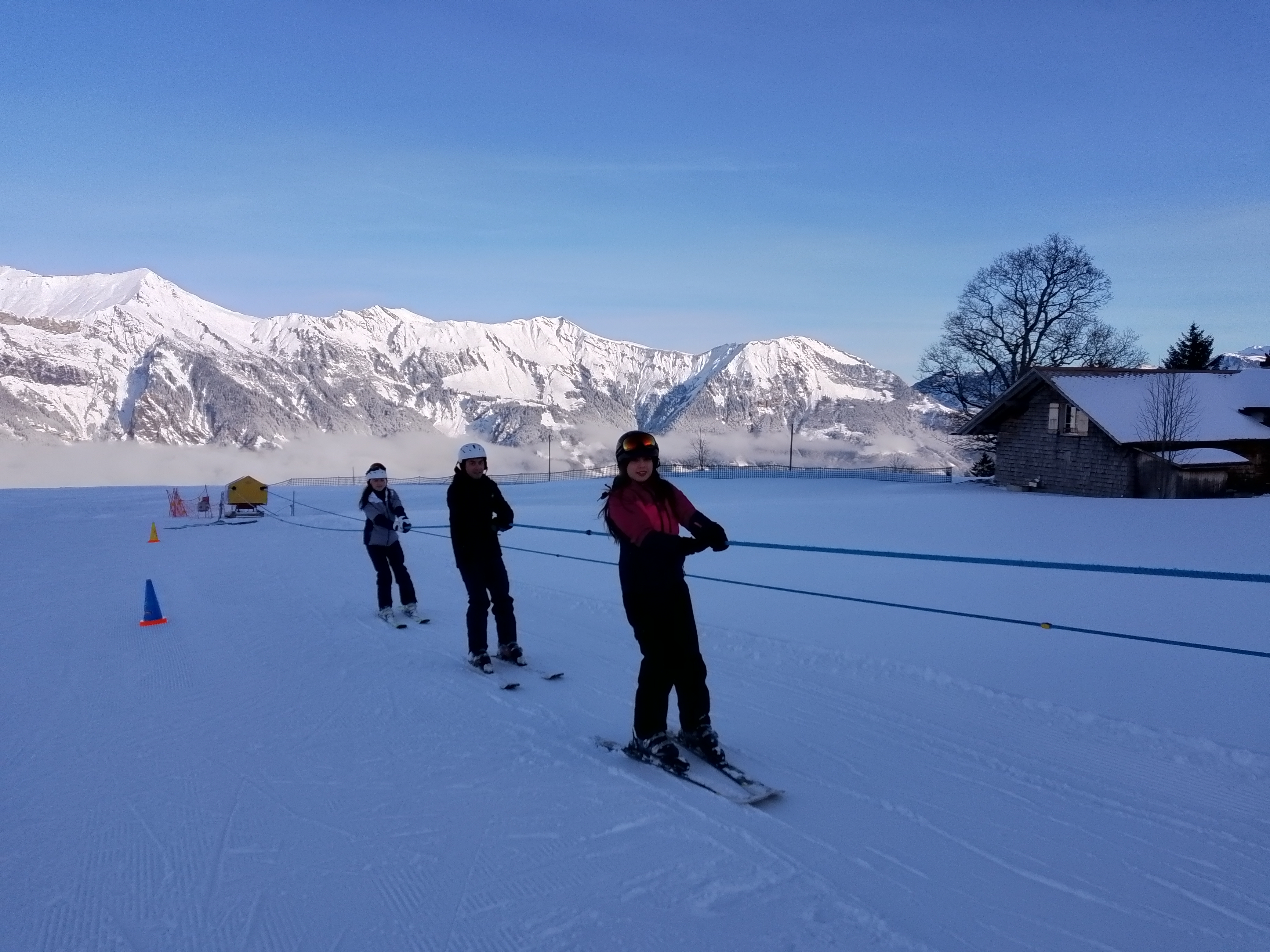 Cours particulier de ski Adultes pour Tous niveaux avec One, Two, Ski Interlaken.