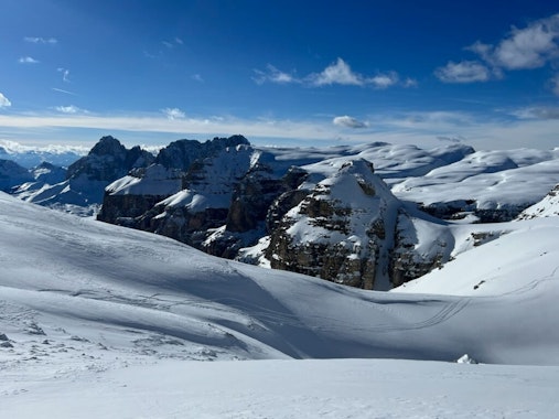 Private World War I Ski Tour in Val Badia for Experienced Skiers