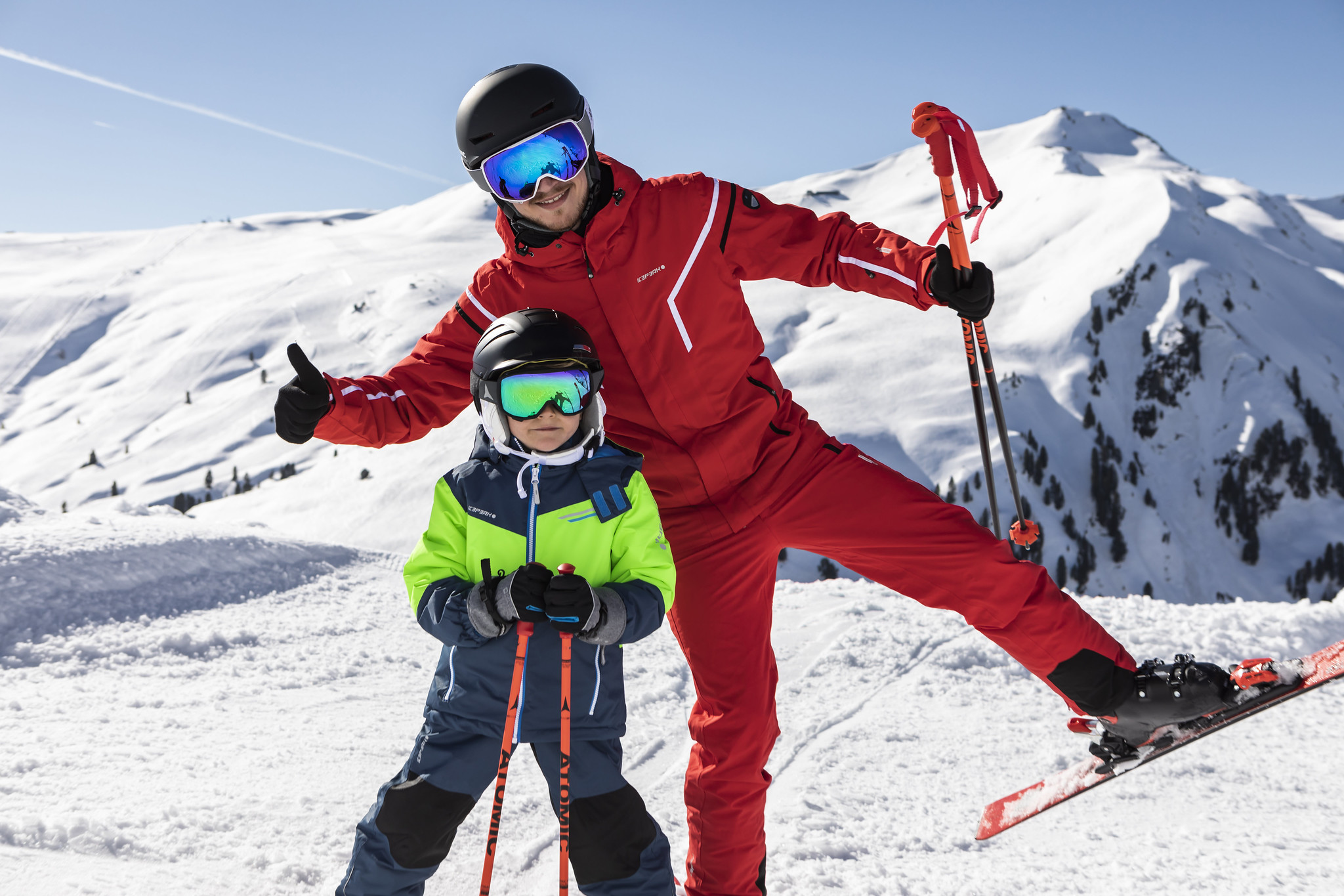Cours particulier de ski Enfants dès 3 ans pour Débutants.