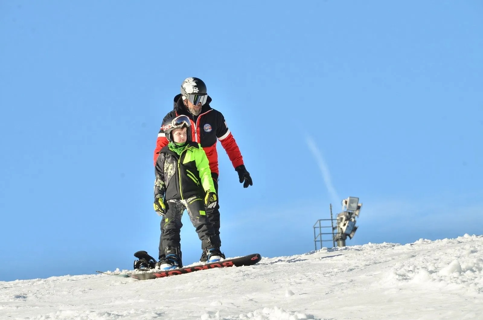 Cours particulier de snowboard dès 6 ans pour Débutants avec École de Ski Obereggen.