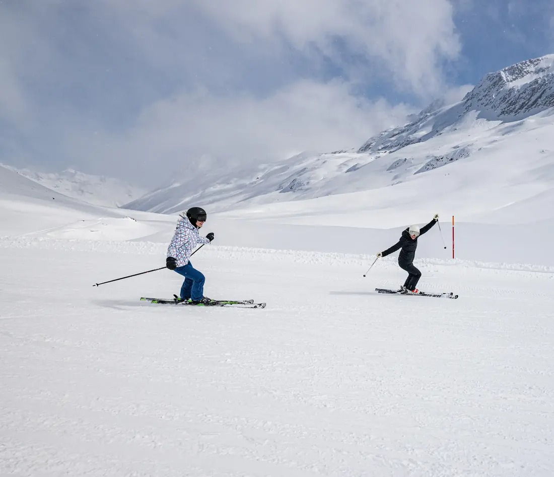 Privater Skikurs für Erwachsene aller Levels in Schnalstal.