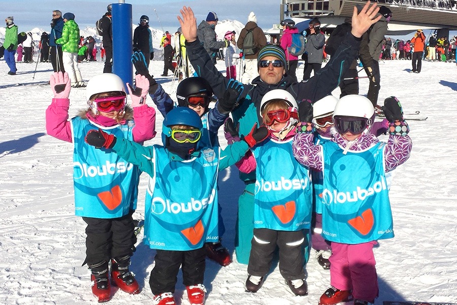Kids Ski Lessons (4-5 y.)  for Beginners - Max 6 per group.