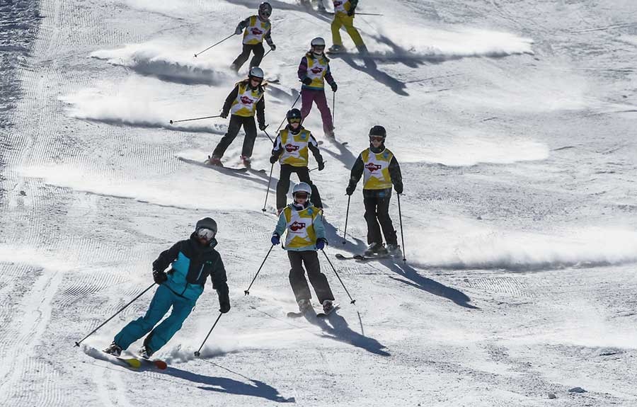Cours de ski Enfants (6-12 ans) pour Tous niveaux - Max 8 par groupe.