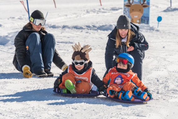 Kids Ski Lessons (4-6 y.) for Beginners - Winter Camp