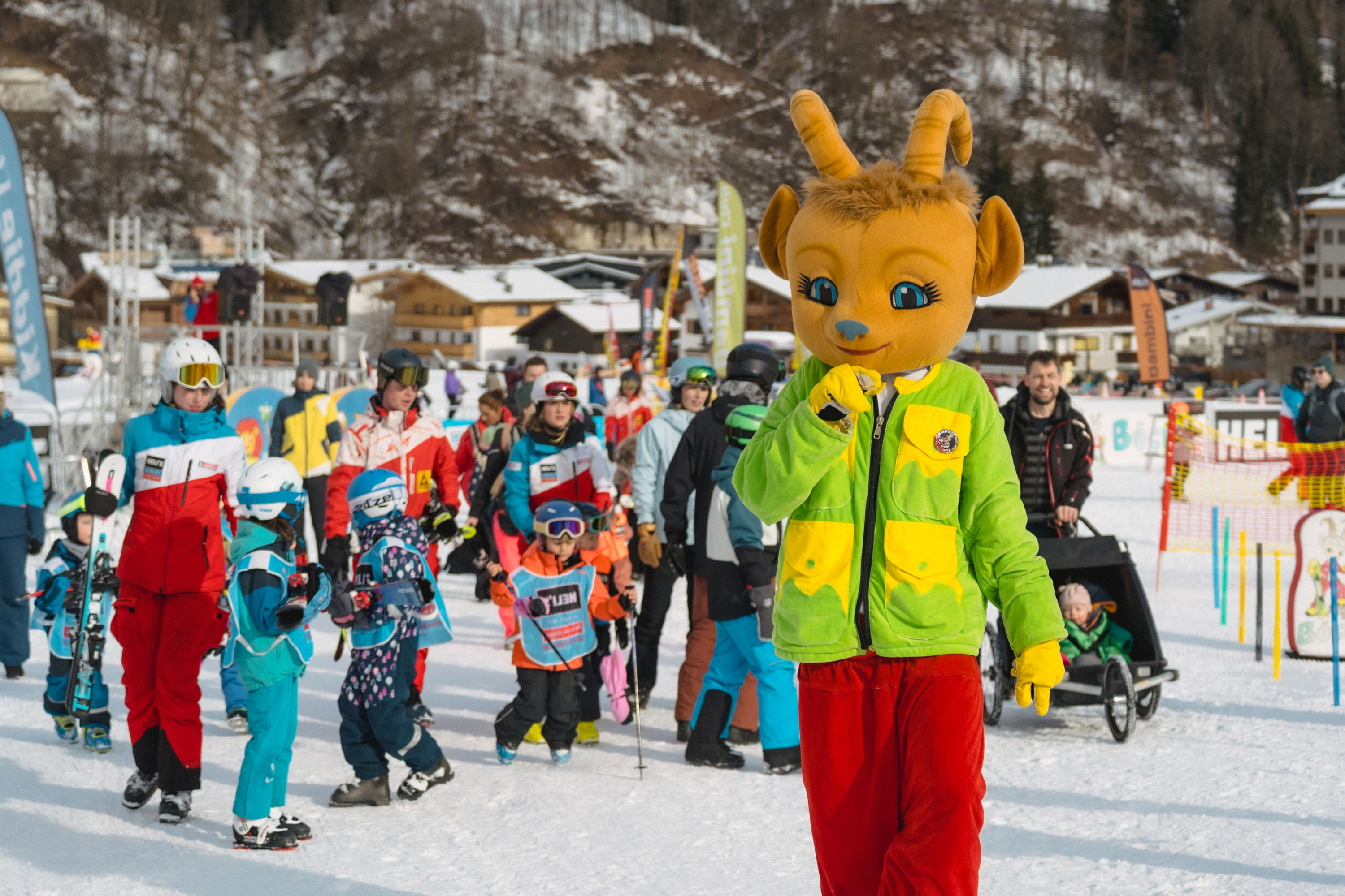 Kids Ski Lessons "Kids Club" (5-13 y.) for Advanced Skiers - Full Day.