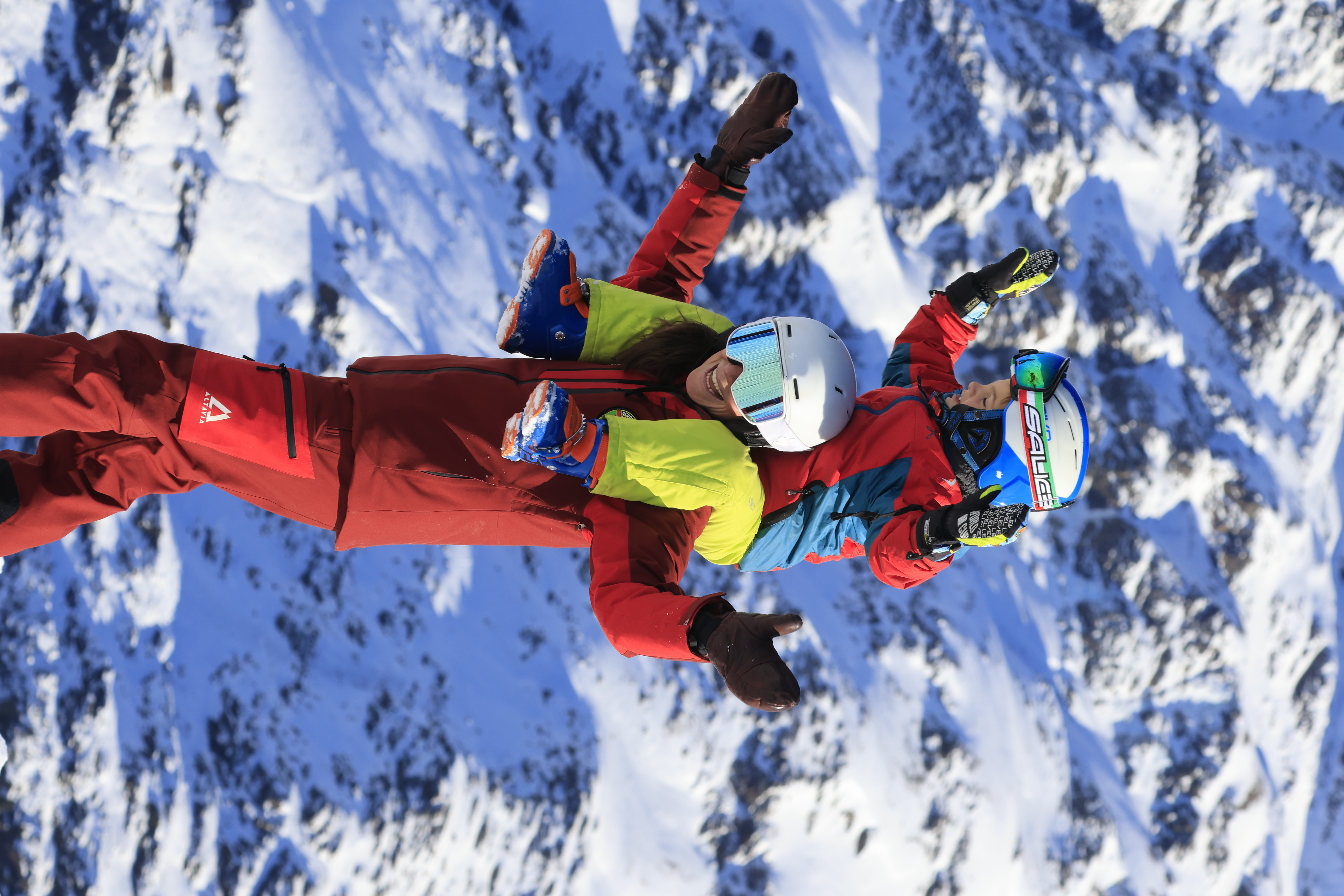 Clases particulares de esquí para niños (3-13 años) para todos los niveles con Escuela de Esquí Tresero Santa Caterina.