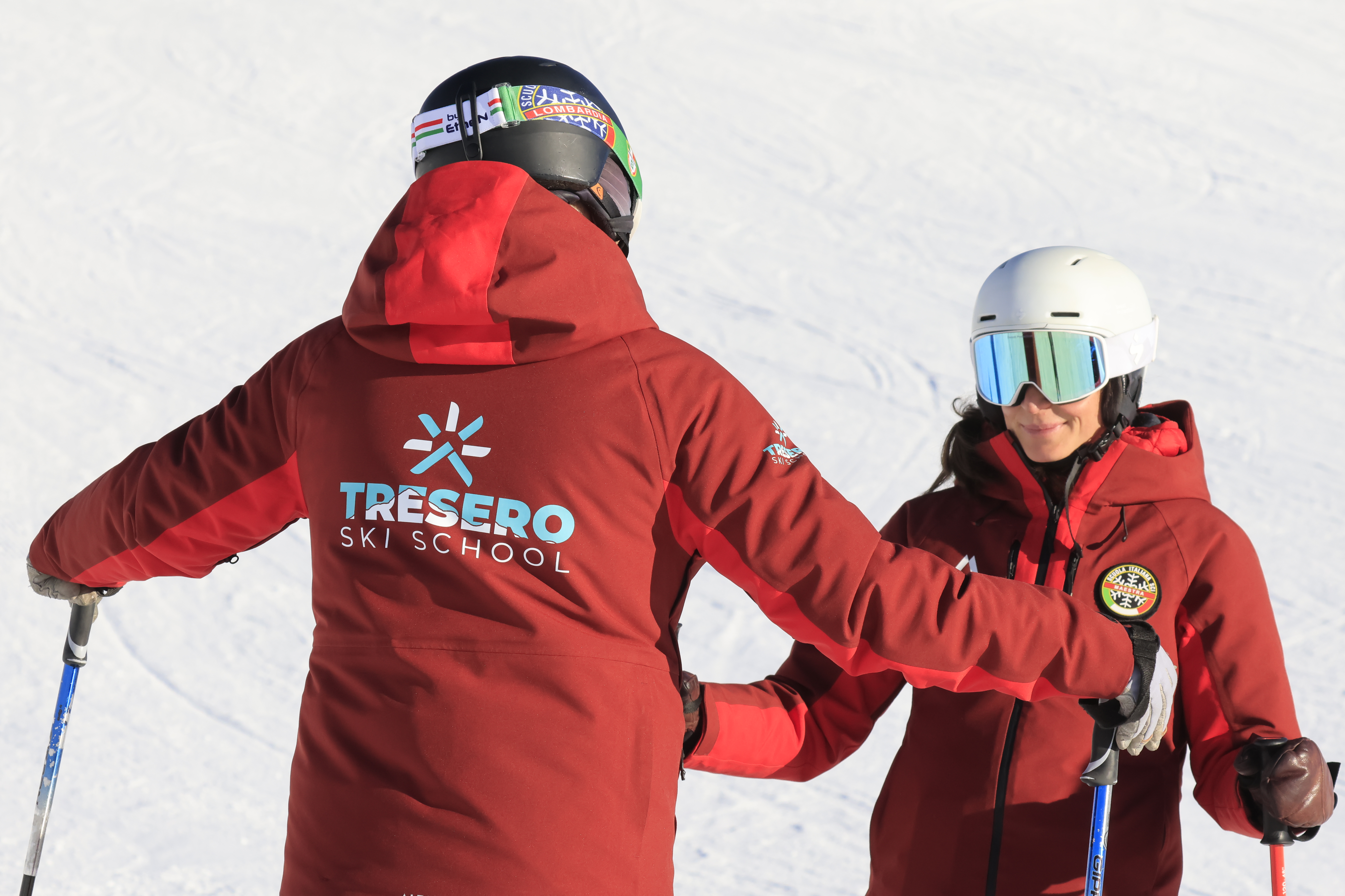 Private Ski Lessons for Adults of All Levels from Ski School Tresero Santa Caterina Valfurva.