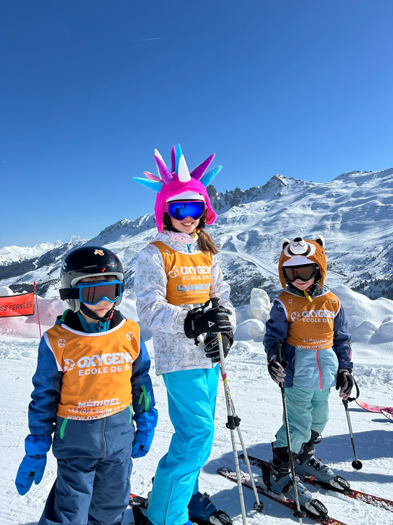 Skilessen voor kinderen (5-12 jaar) - Maximaal 6 per groep met Skischool Oxygène Courchevel 1850.