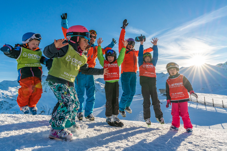 Kids Ski Lessons (5-12 y.) - Max 6 per group from Ski School Oxygène Val d'Isère.
