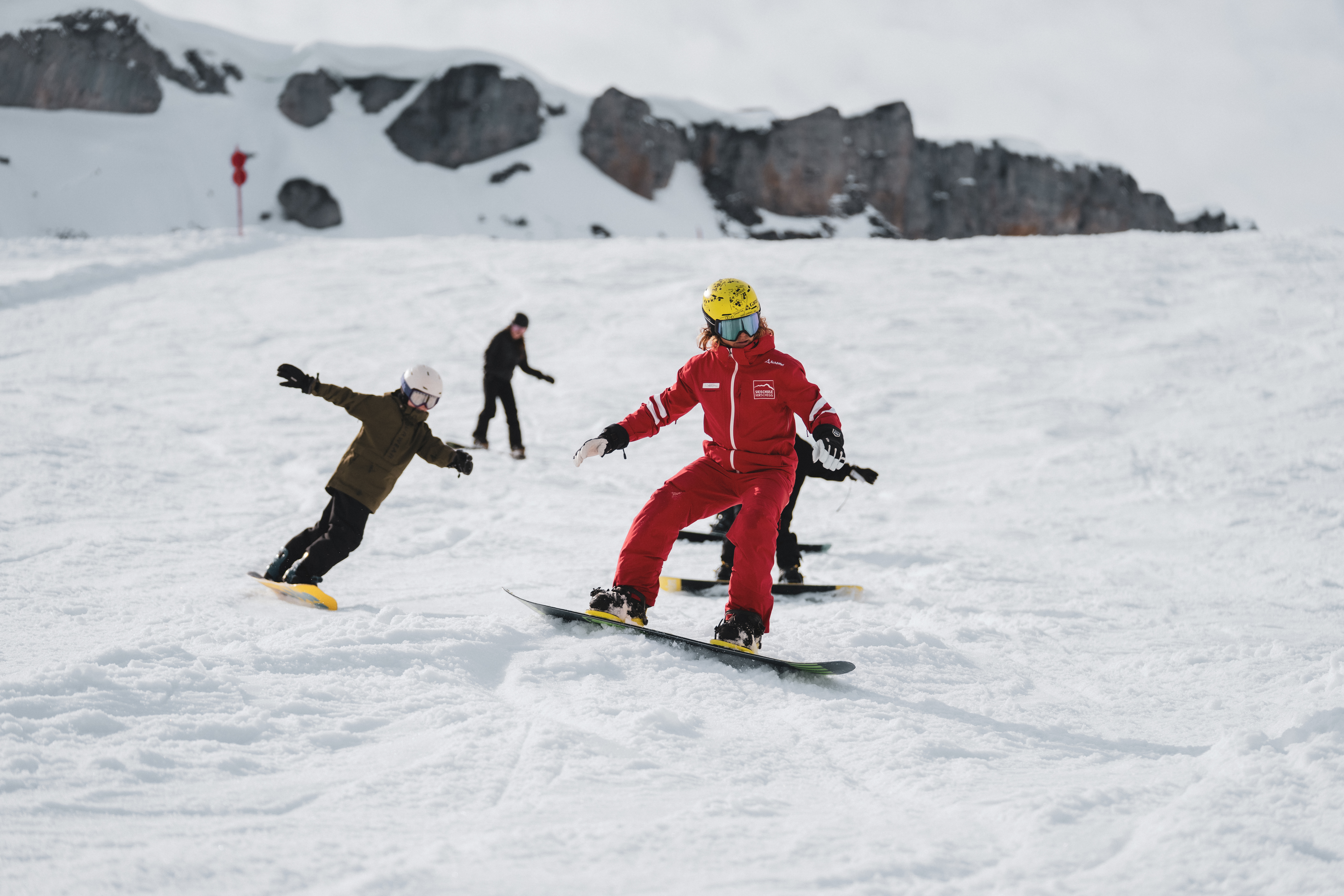 Snowboardkurs für Kinder (ab 8 J.) & Erwachsene für Anfänger.