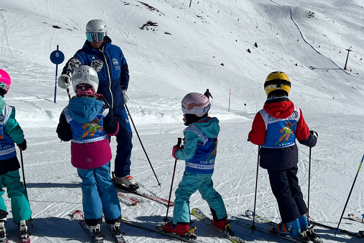 Lezioni di sci per bambini (4-7 anni) - principianti con Ski und Snowboardschule Plose.