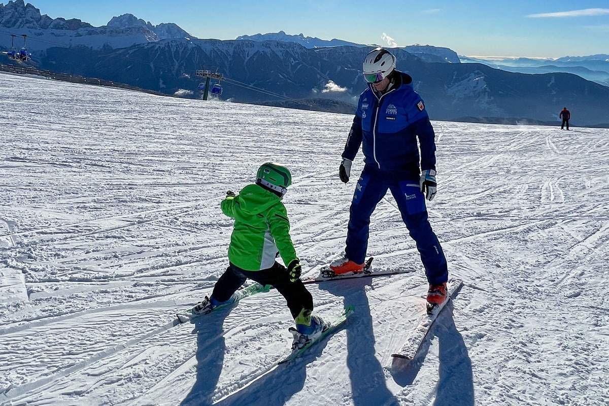 Lezioni private di sci per bambini (3-13 anni) per tutti i livelli con Ski und Snowboardschule Plose.