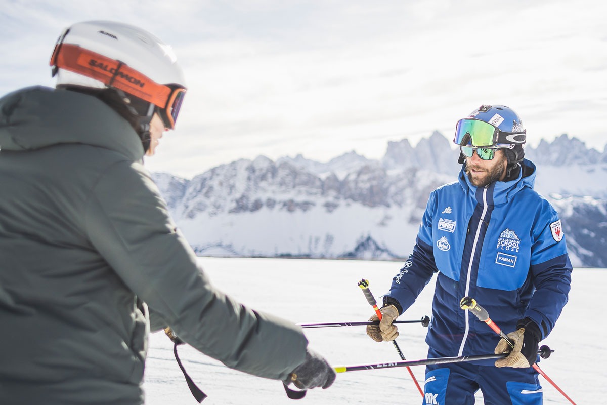 Lezioni private di sci per adulti per tutti i livelli con Ski und Snowboardschule Plose.